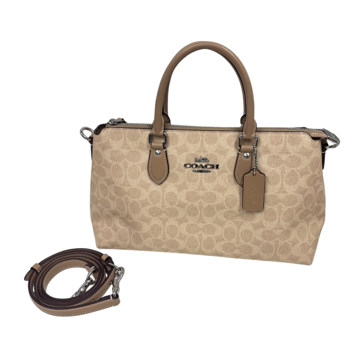 COACH 2Way Bag CW422 Beige