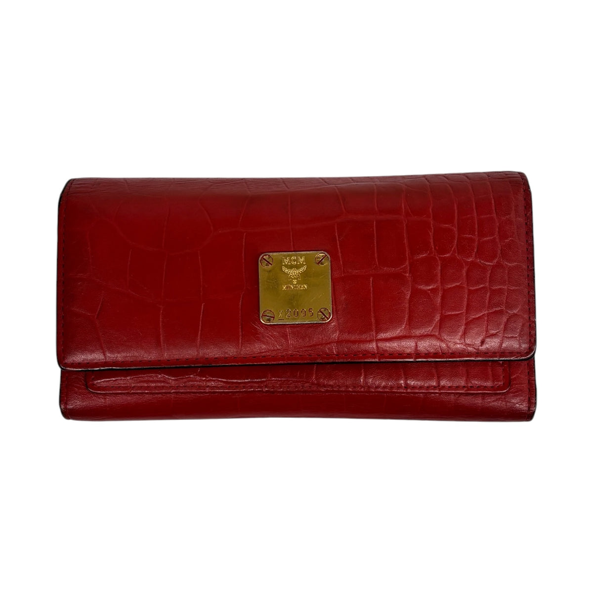 MCM LONG WALLET MYL1ALN07RE001 RED