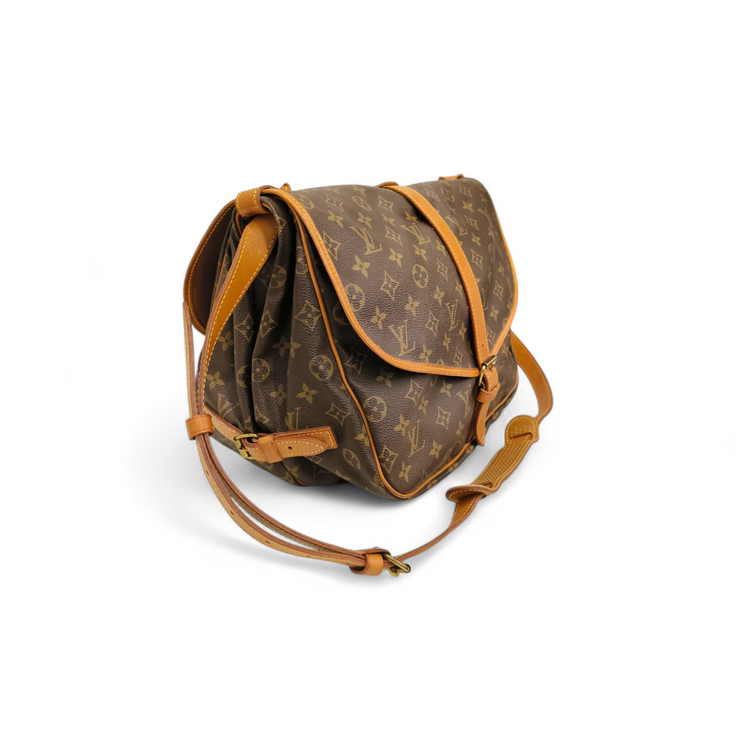 LOUIS VUITTON Shoulder Bag Monogram M42254 Brown AR0954 *Stain* Rank B
