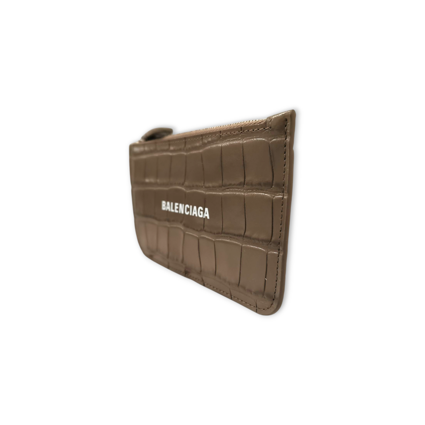 BALENCIAGA Wallet 637130 Beige Rank A