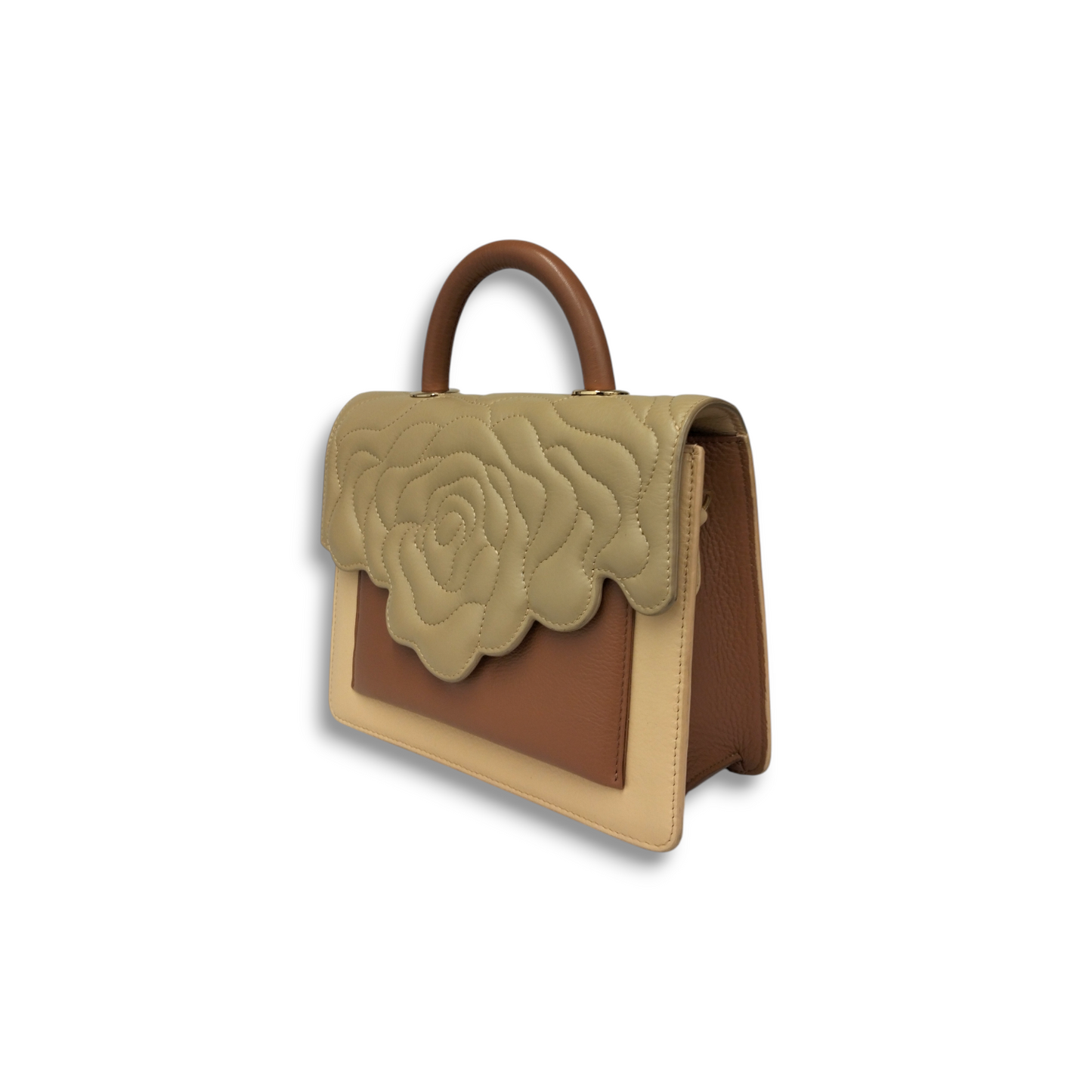 ARISTOTLE 2WAY Bag Beige/Brown *Stain* CHOMP00 ARAYA Rank B