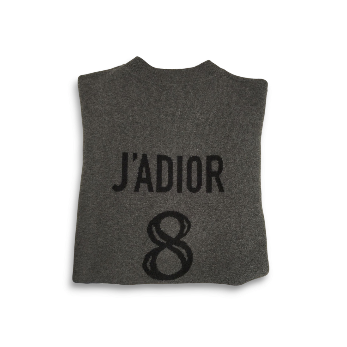 Christian Dior JADIOR8 Crewneck Knit 36 Lady's 844S55AM009 Gray