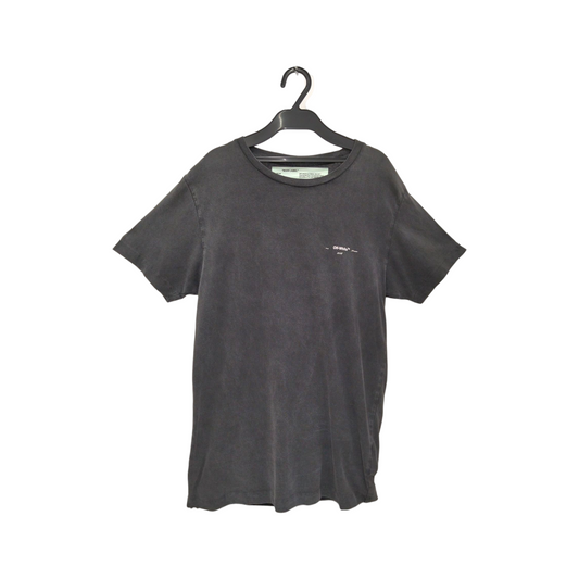 OFFWHITE T-shirt SIZE S Mens OMAA027E181 85002 Black