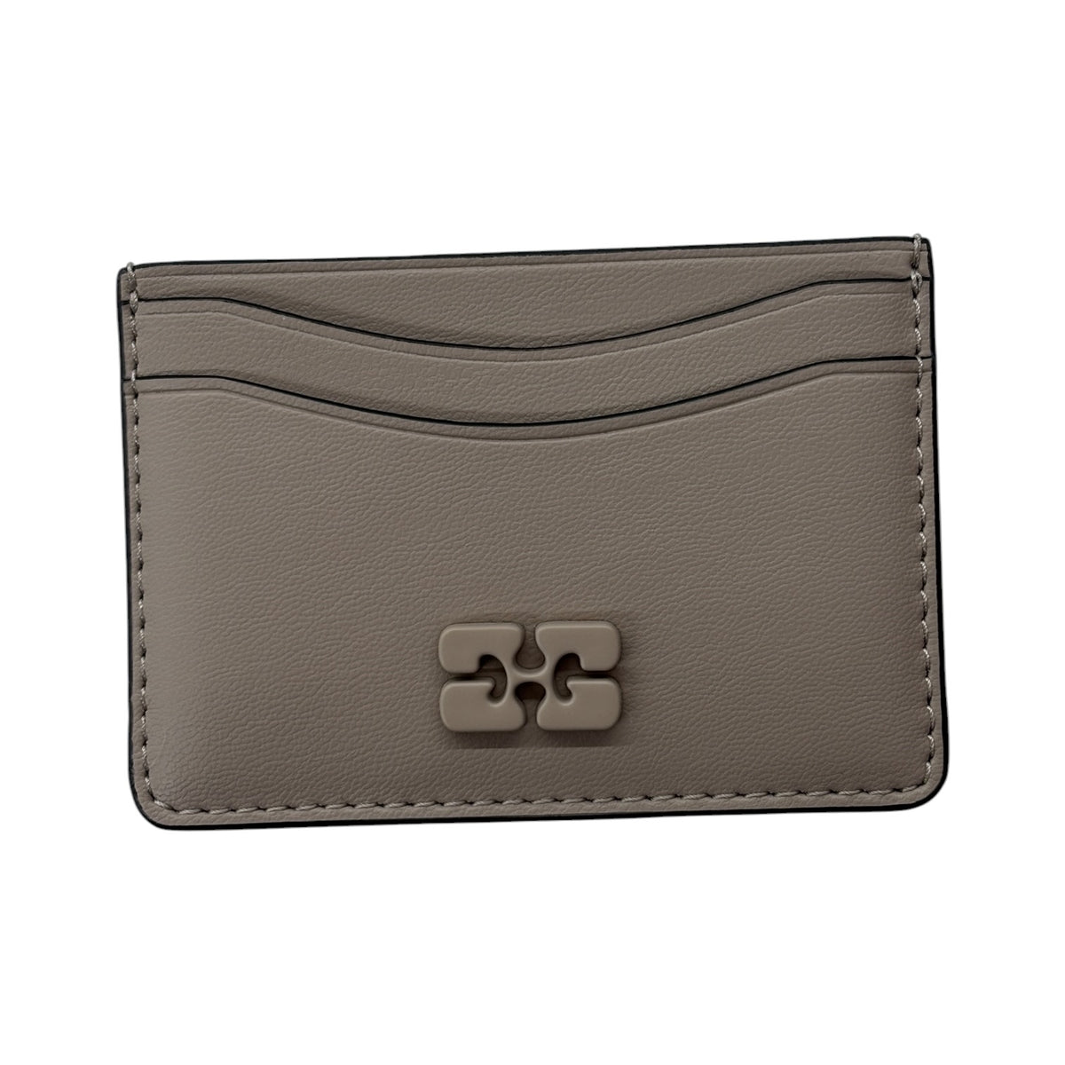 GANNI Card Case Beige