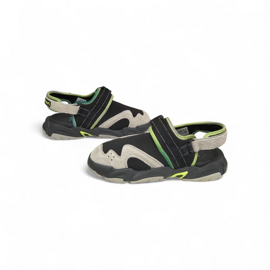 PUMA Sandal 43 Mens Black And Green 390451-0 Rank (B)