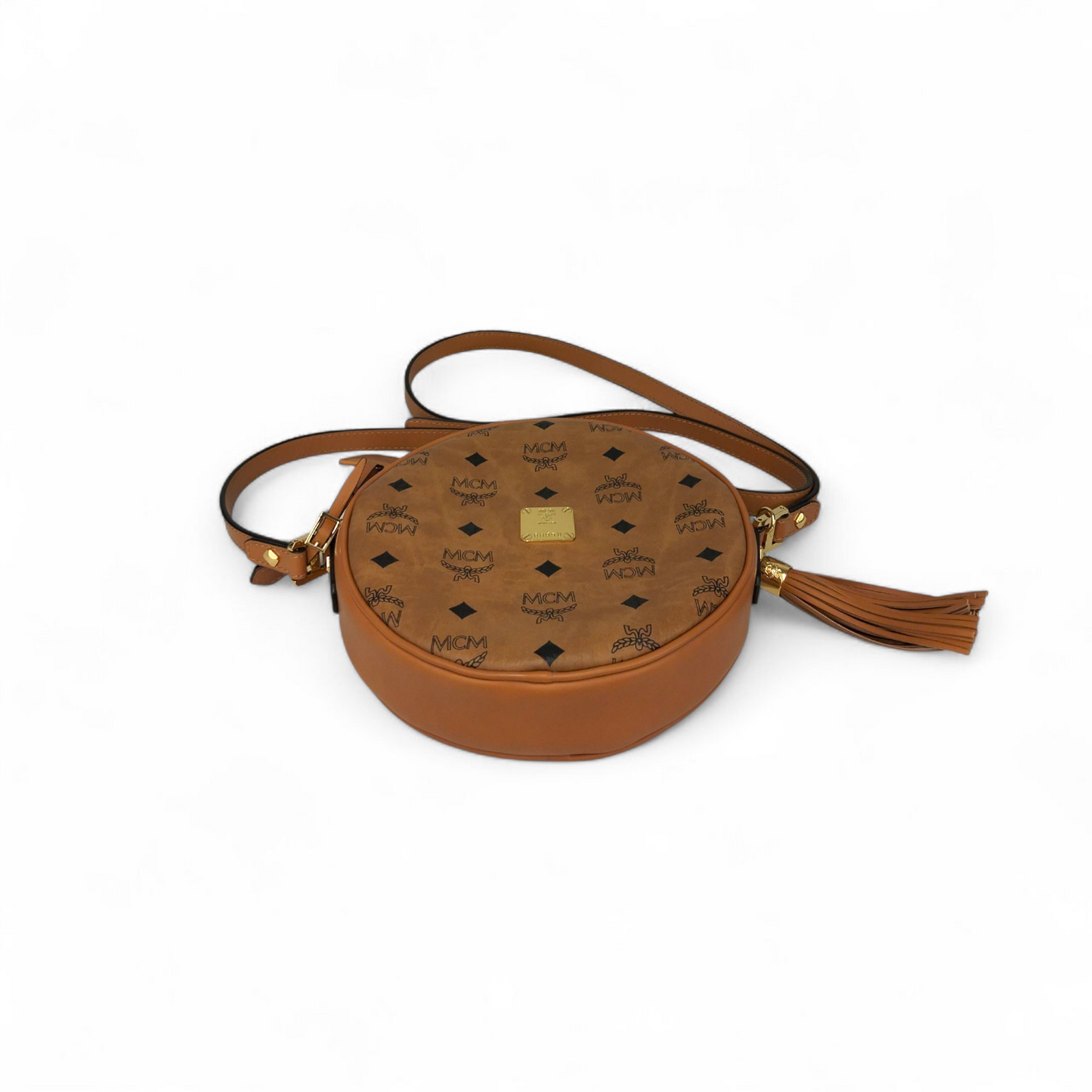 MCM Shoulder Bag MWRAAVI06C0001 Brown Rank (AB)