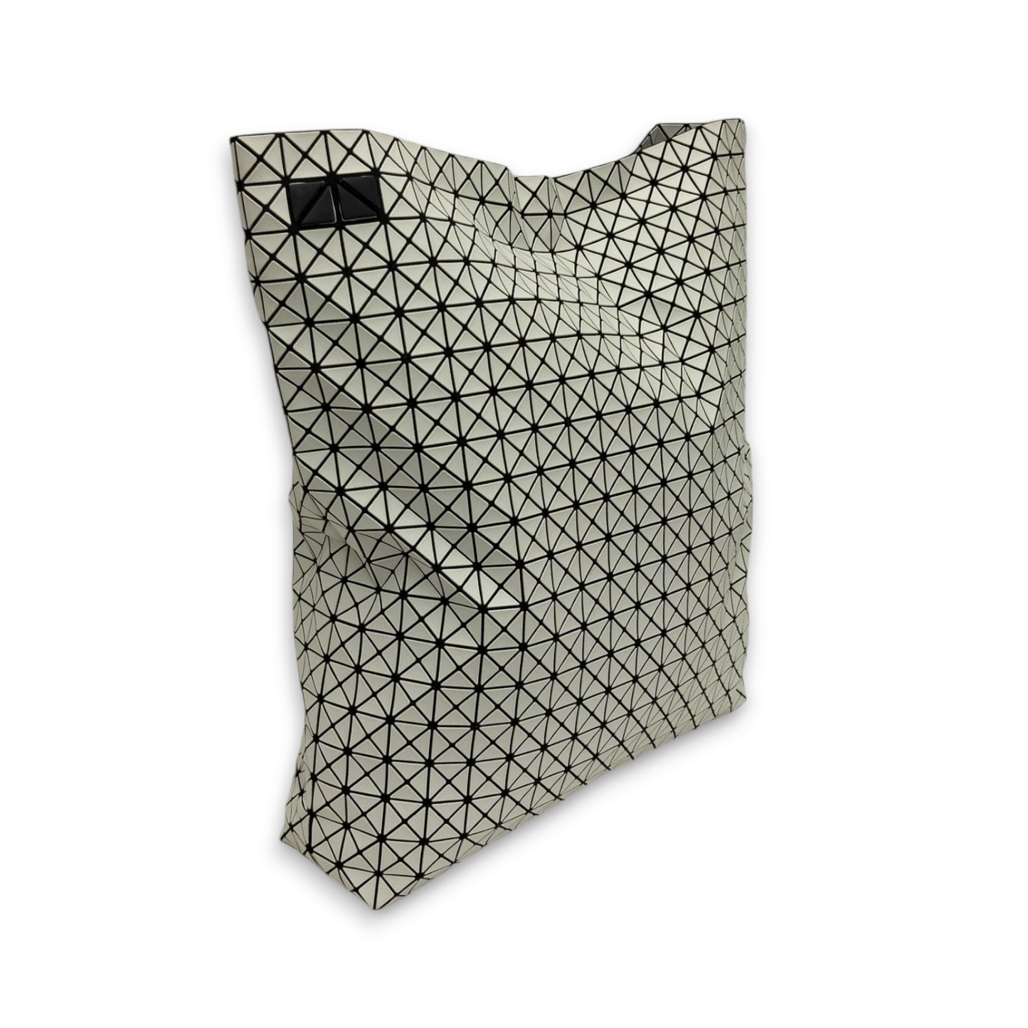 BAO BAO ISSEY MIYAKE Clutch Bag BB89-AG041 White Rank A