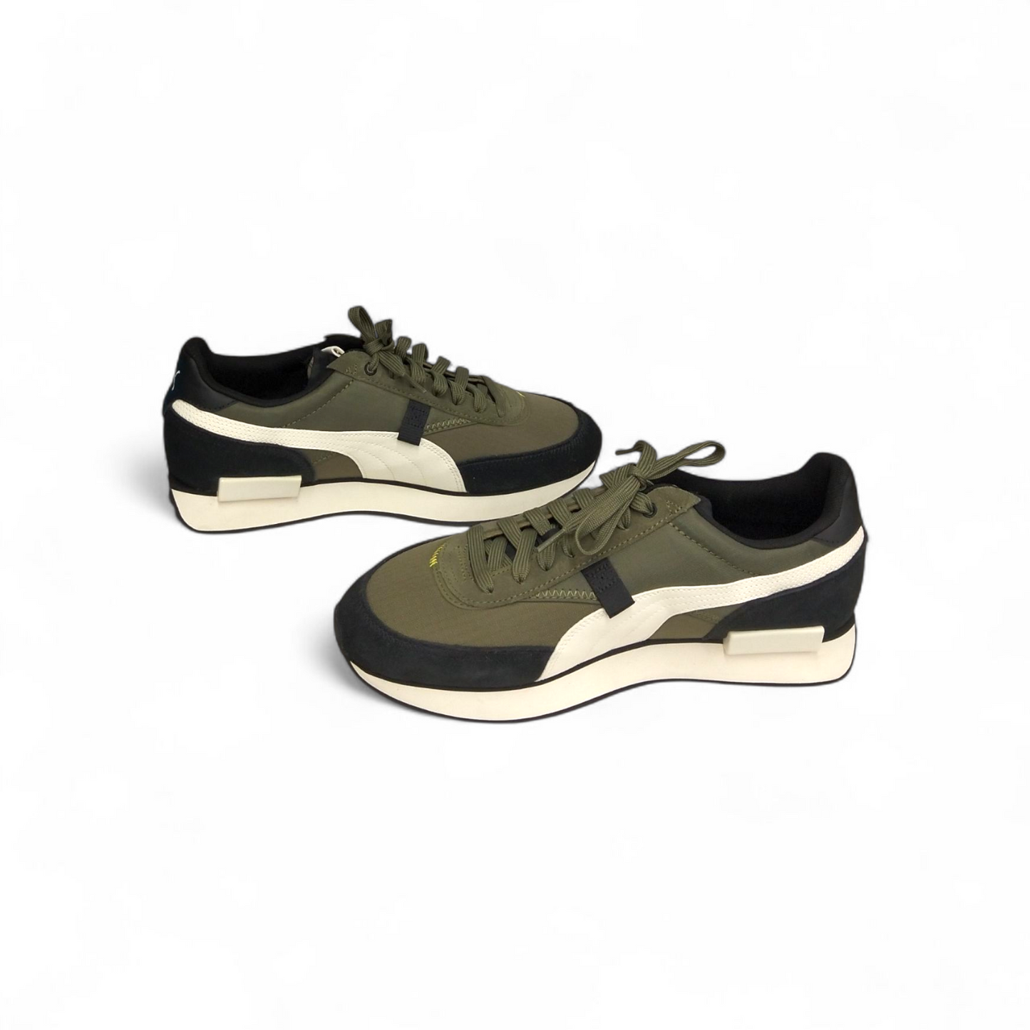 PUMA Sneaker 44.5 Future Rider Displaced 38314827 Mens Olive Rank (B)