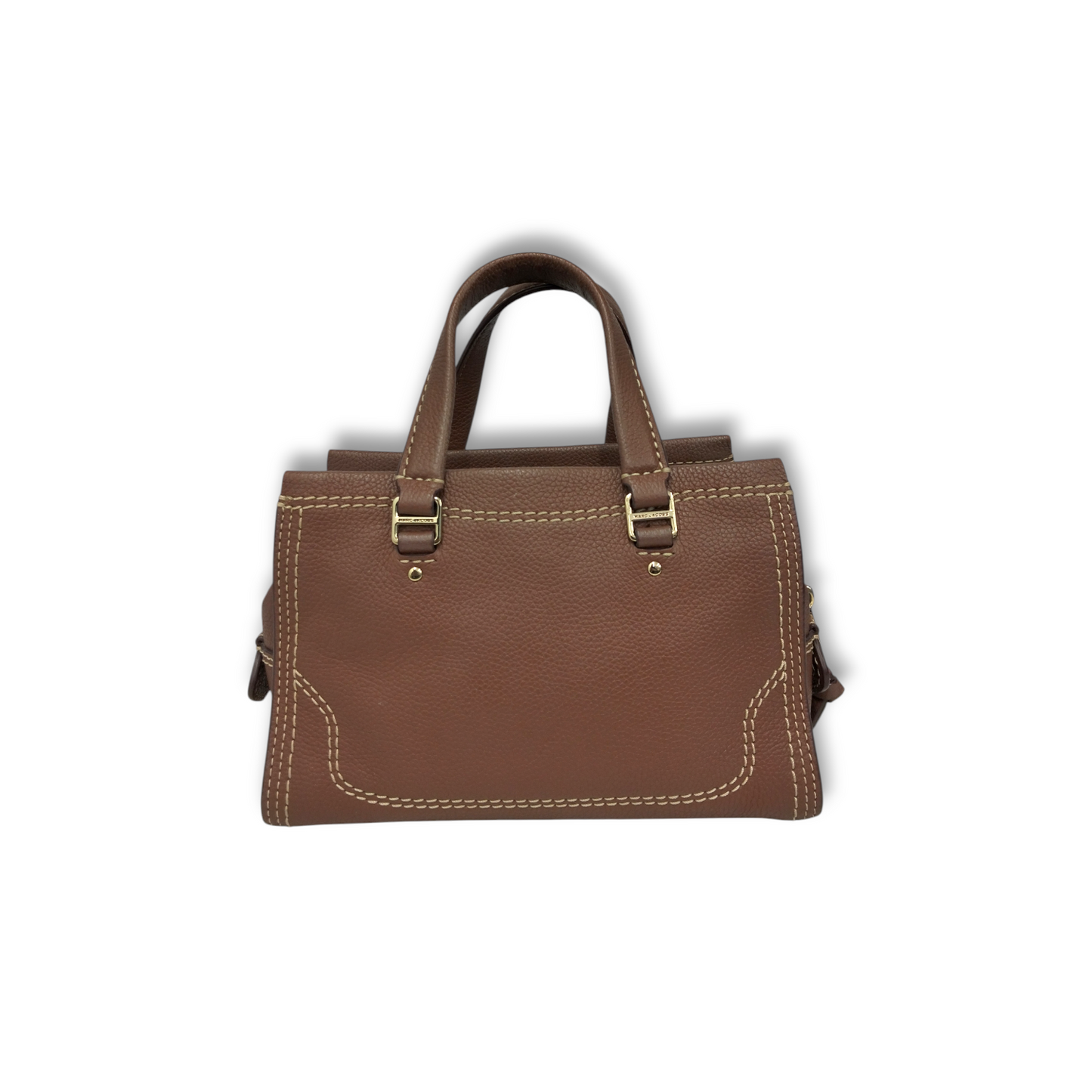 MARC JACOBS 2WAY Bag M0015022 Brown *Stain* Rank B