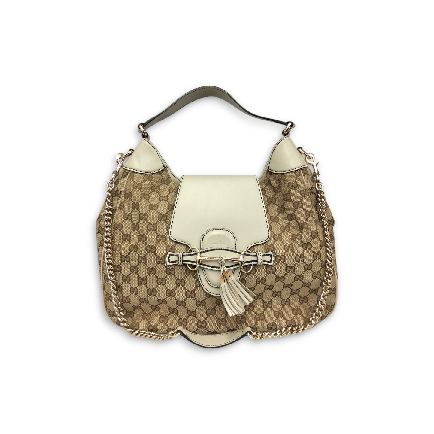 GUCCI 2WAY Bag 322226 Ivory Rank B