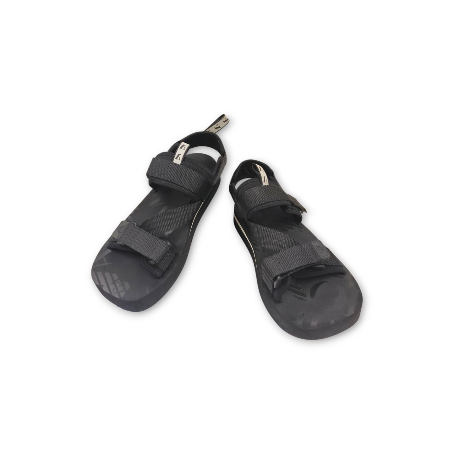 EMPORIO ARMANI Sandal SIZE 43 Mens Black *Stain* Rank B