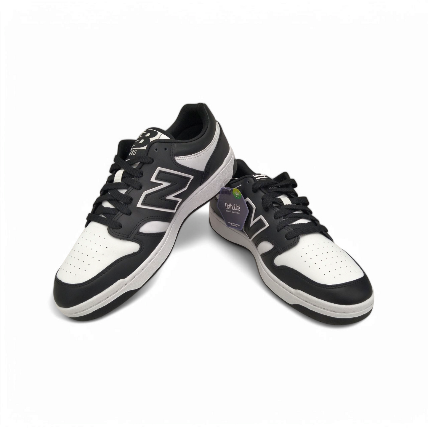 NEW BALANCE Sneaker SIZE 44.5 Mens BB480LBA White/Black Rank A