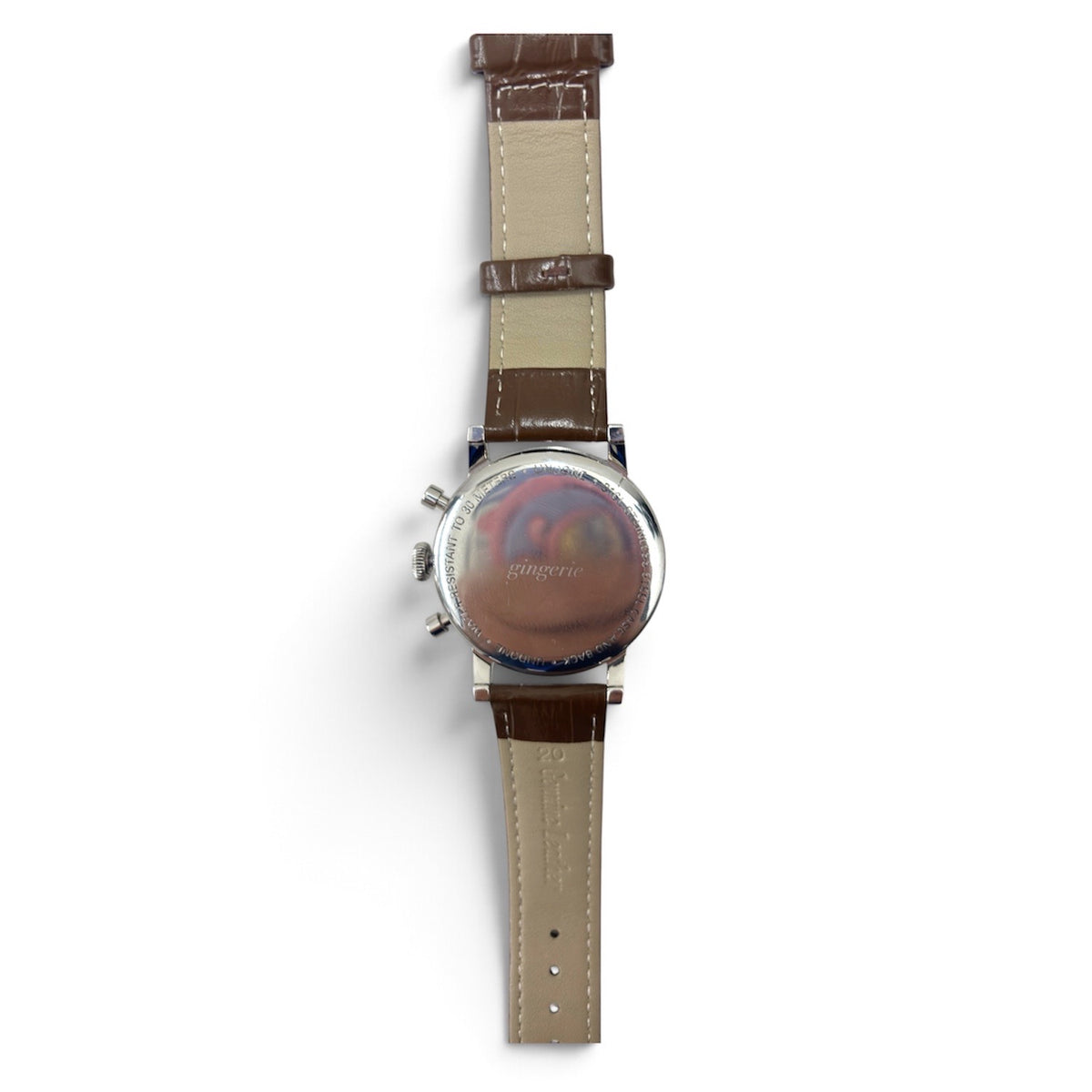 ีUNDONE WRIST WATCH MINIMALIST SILVER CHRONOGRAPH RANK (B)