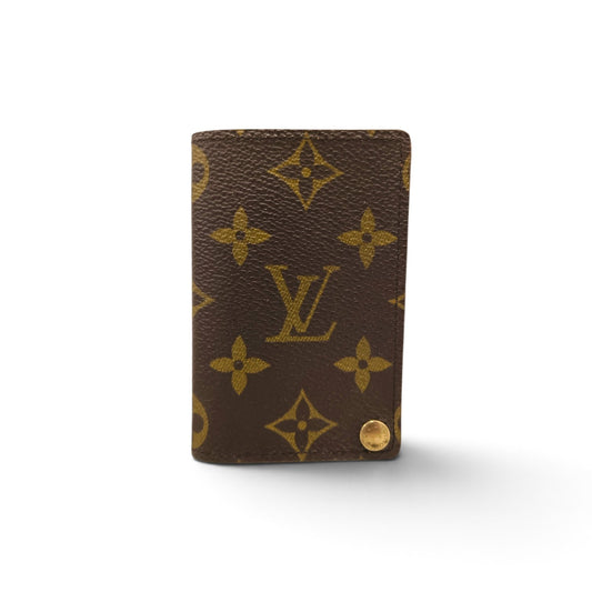 LOUIS VUITTON Card Case Monogram Brown CT0995 Rank B