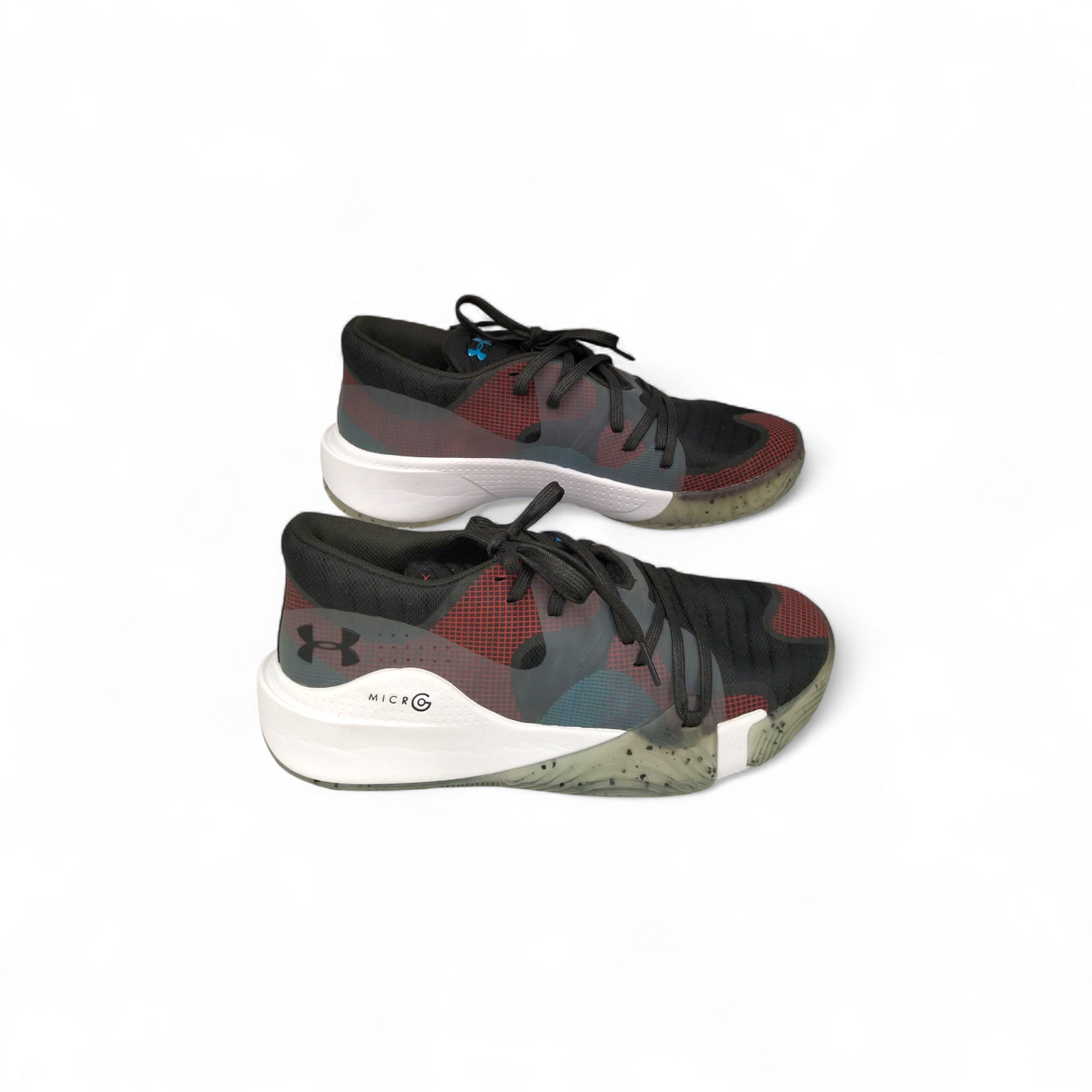 Under Armour Sneaker Size 26 Mens Black/Red 3021263-002 Damge Rank B