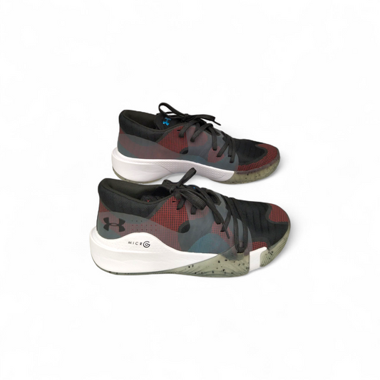 Under Armour Sneaker Size 26 Mens Black/Red 3021263-002 Damge Rank B