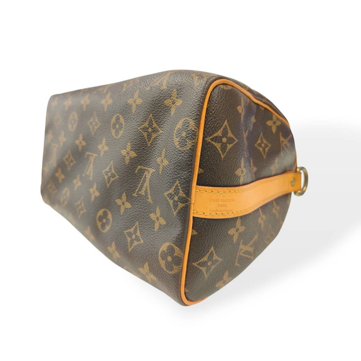 LOUIS VUITTON HANDBAG MONOGRAM BROWN STAIN SPEEDY 25 M41113 RANK (B)