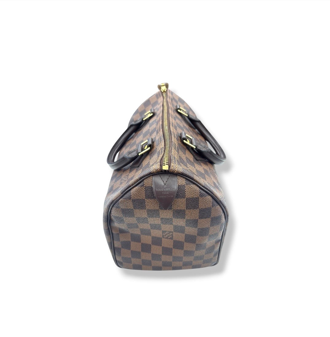 LOUIS VUITTON Handbag Damier N41531 Brown MB1134 Speedy 30 *stain/Scratch* Rank (B)