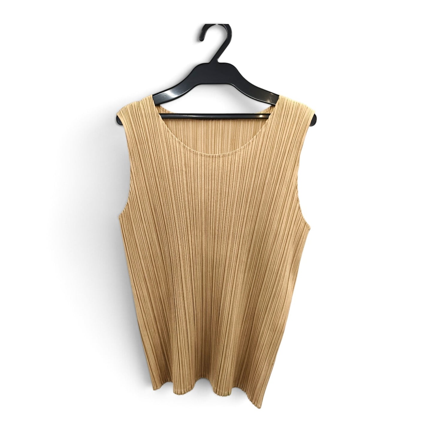 ISSEY MIYAKE x IKKO TANAKA Tank Top 4 Lady's Brown PP96-JK791 Rank B