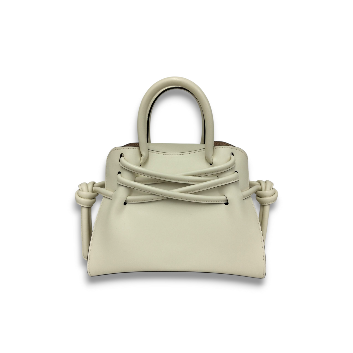 FUNDAO 2WAY Bag Beige *Stain* Rank AB