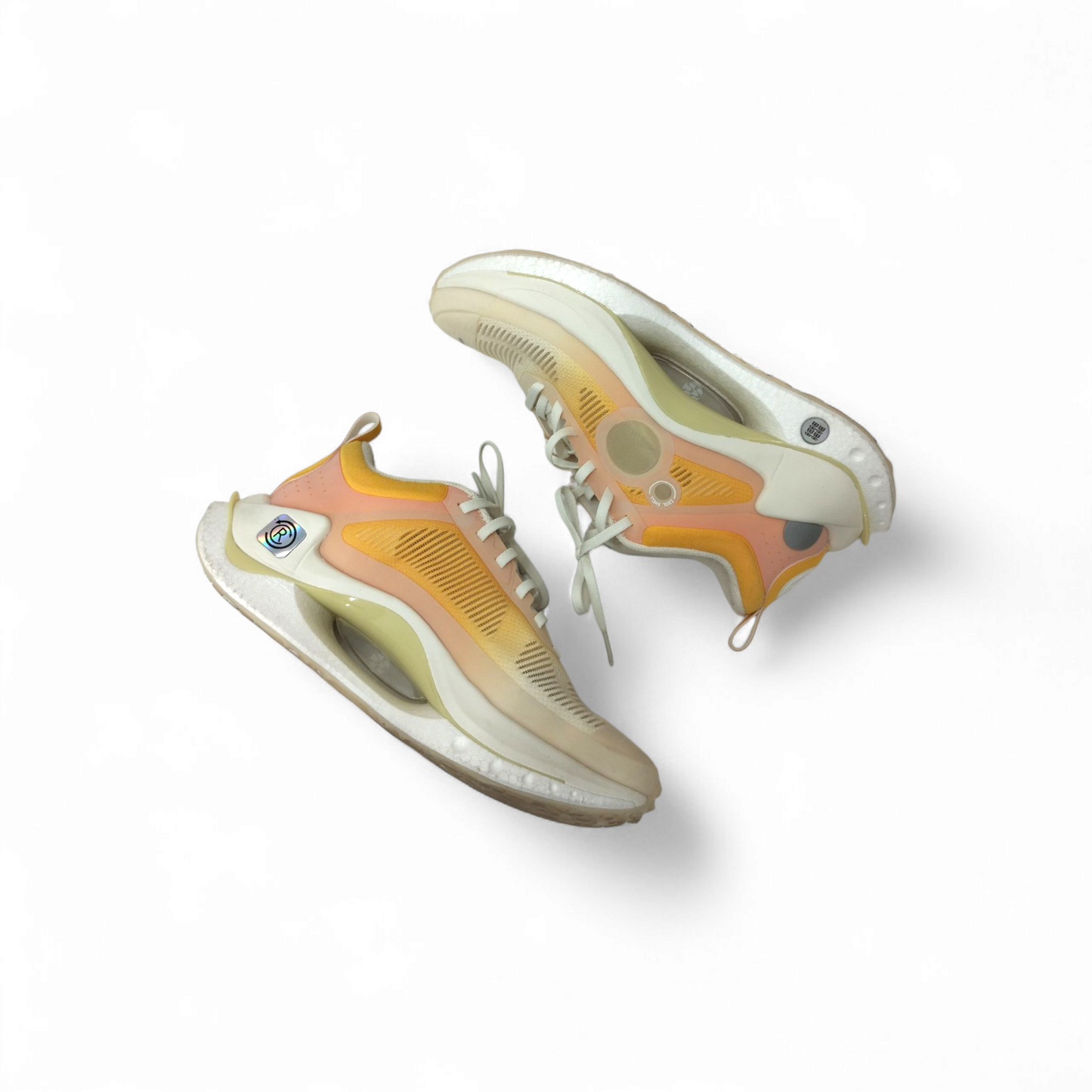 Li-Ning CRC Sneaker Size9 Mens Ivory/Orange Shadow ZGS083-1 Rank B