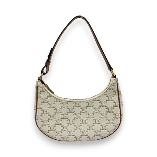 CELINE Handbag F-GA-3201 Rank(AB) Beige And Brown