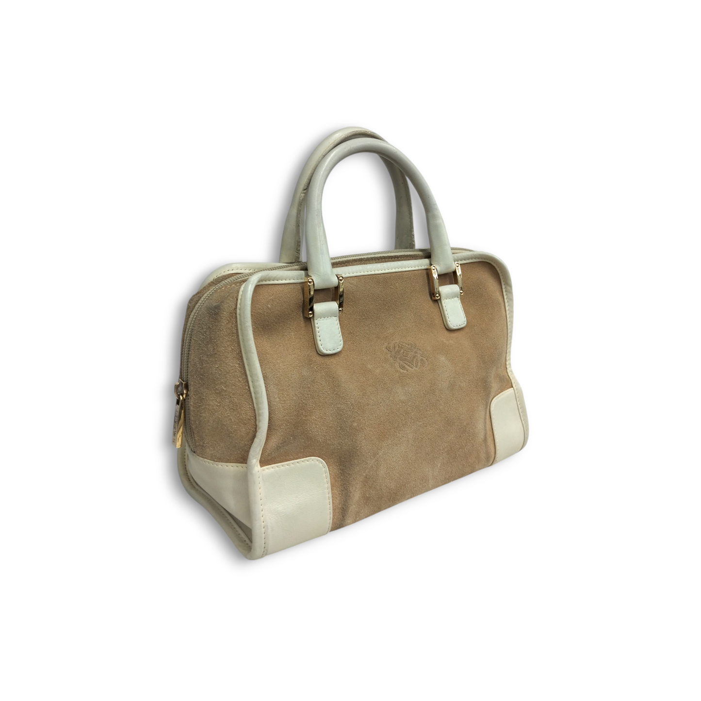 LOEWE Handbag Ivory *Stain* L11 Amazon a 28 Rank B