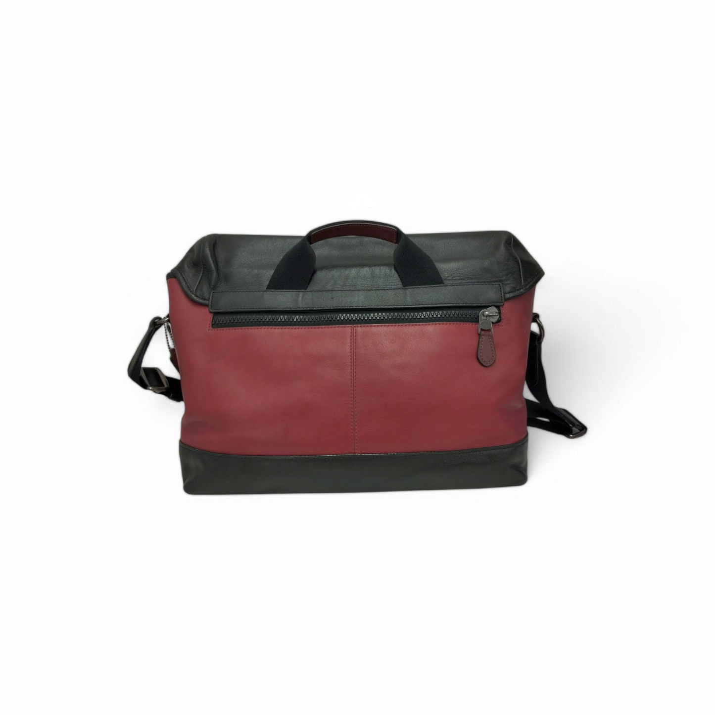 COACH Business Bag F79904 Black/Red Rank B