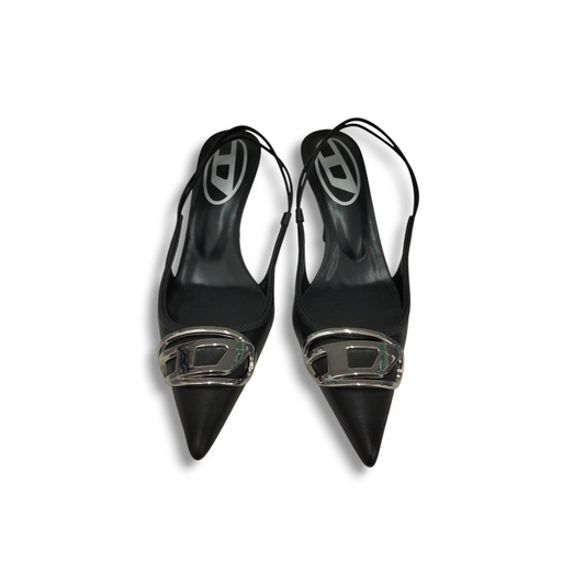 DIESEL D Venus Mule 36 Lady's Black Y0298