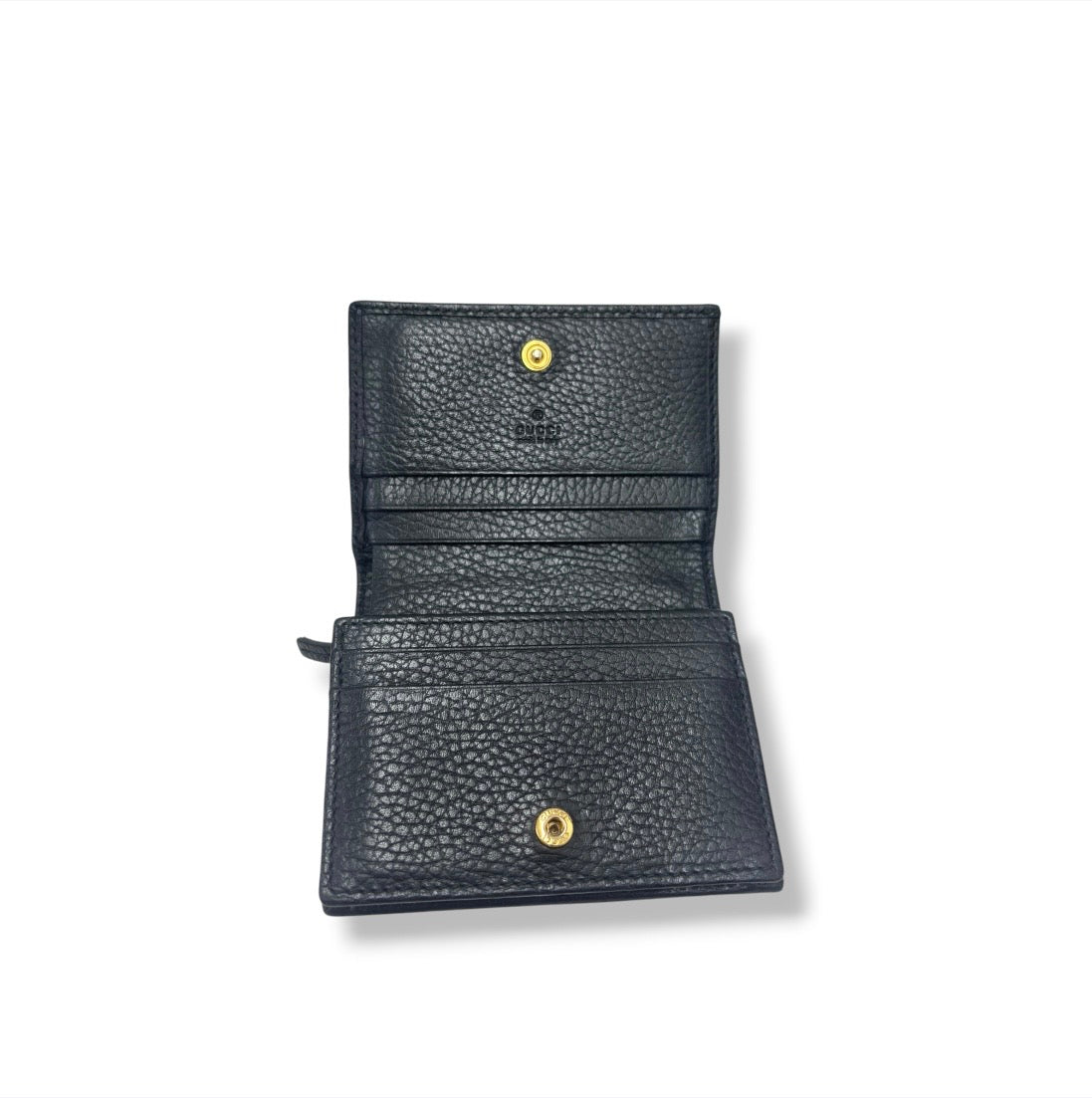 GUCCI WALLET 456126 BLACK SCRATCH 0413 RANK (B)