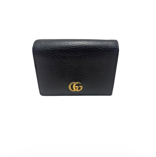 GUCCI WALLET 456126 BLACK SCRATCH 0413 RANK (B)