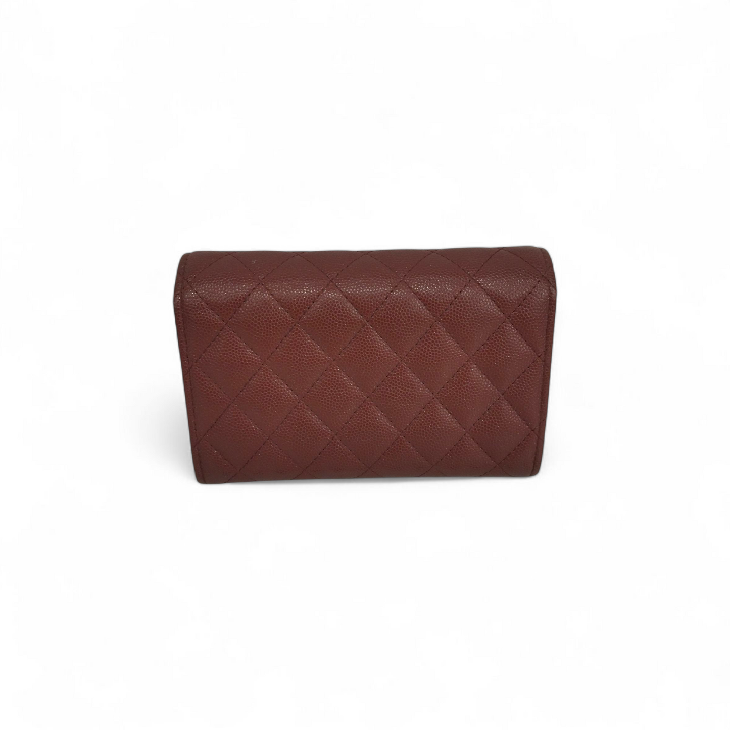 CHANEL Wallet Matrasse Red Stain 25216792 *With Guarant Rank(B)