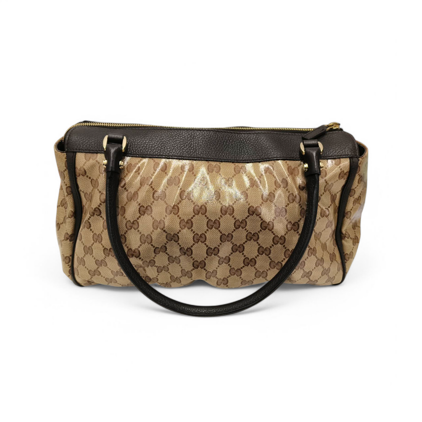 GUCCI Handbag 327787 Brown Rank B
