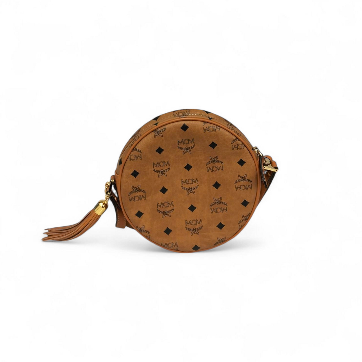 MCM Shoulder Bag MWRAAVI06C0001 Brown Rank (AB)