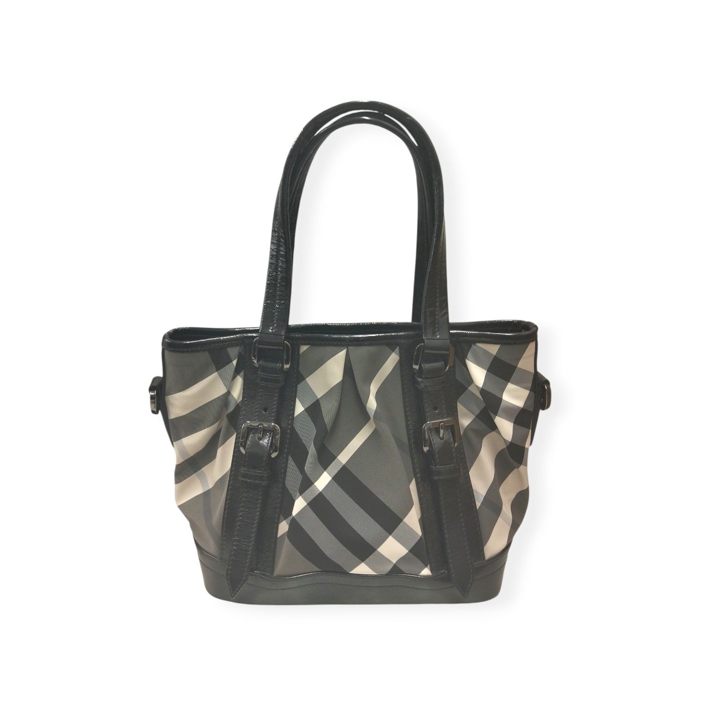 BURBERRY 2WAY BAG BLACK AND GRAY