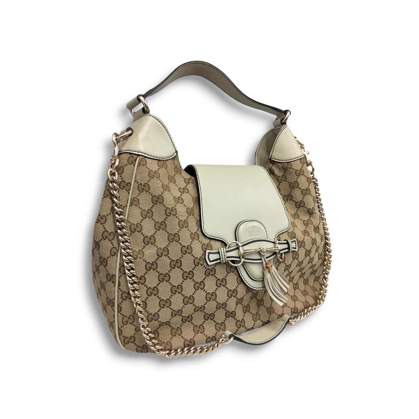 GUCCI 2WAY Bag 322226 Ivory Rank B