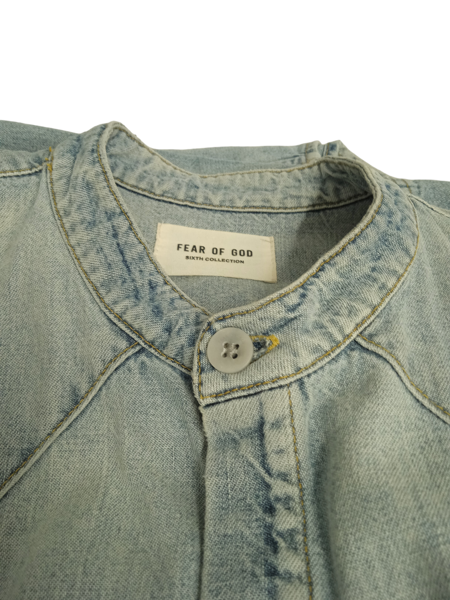 FEAR OF GOD Denim Shirt xs Sky Blue