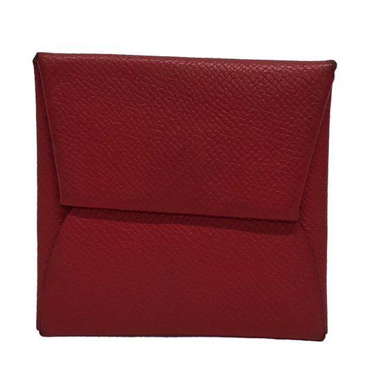 HERMES Coin Case Bastia Epsom Red X BY 006 NX 2016