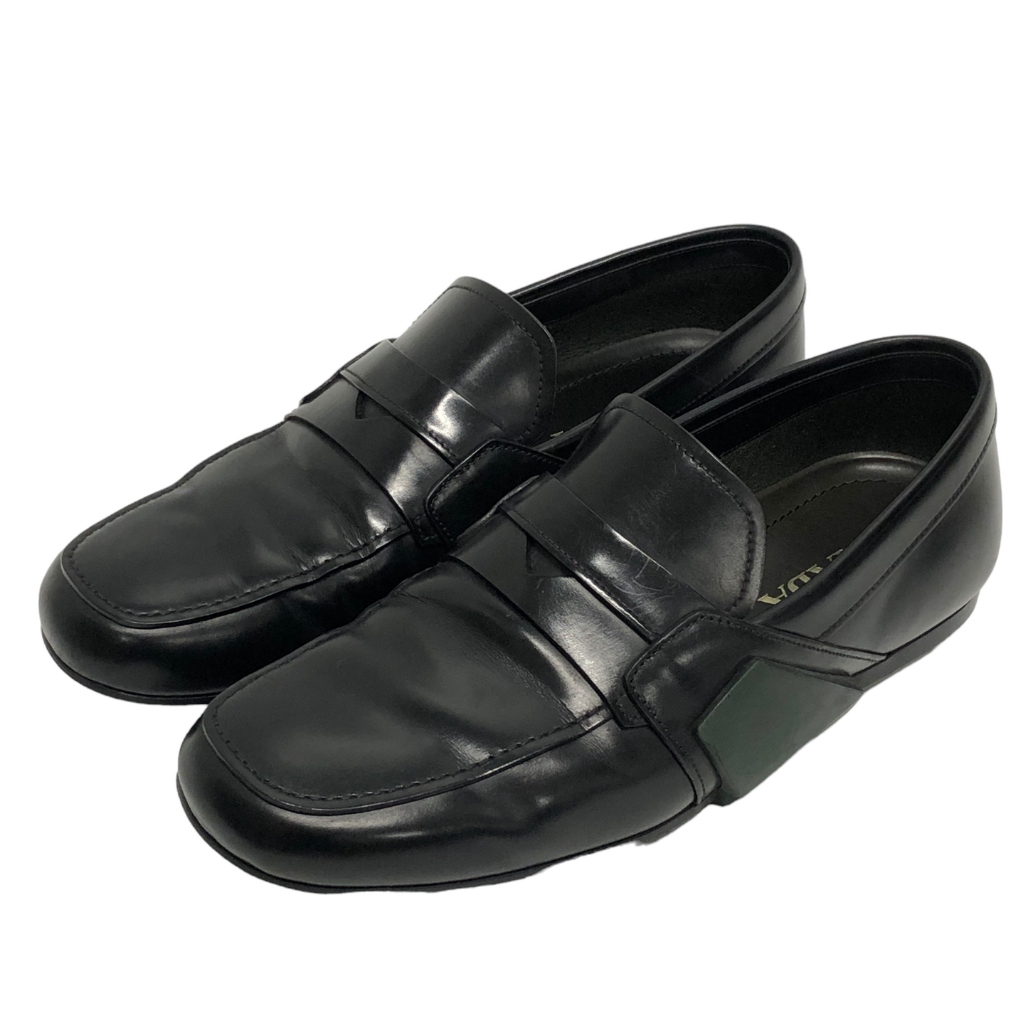 PRADA Loafers 2 DG 043 Mans Black Size 8.5