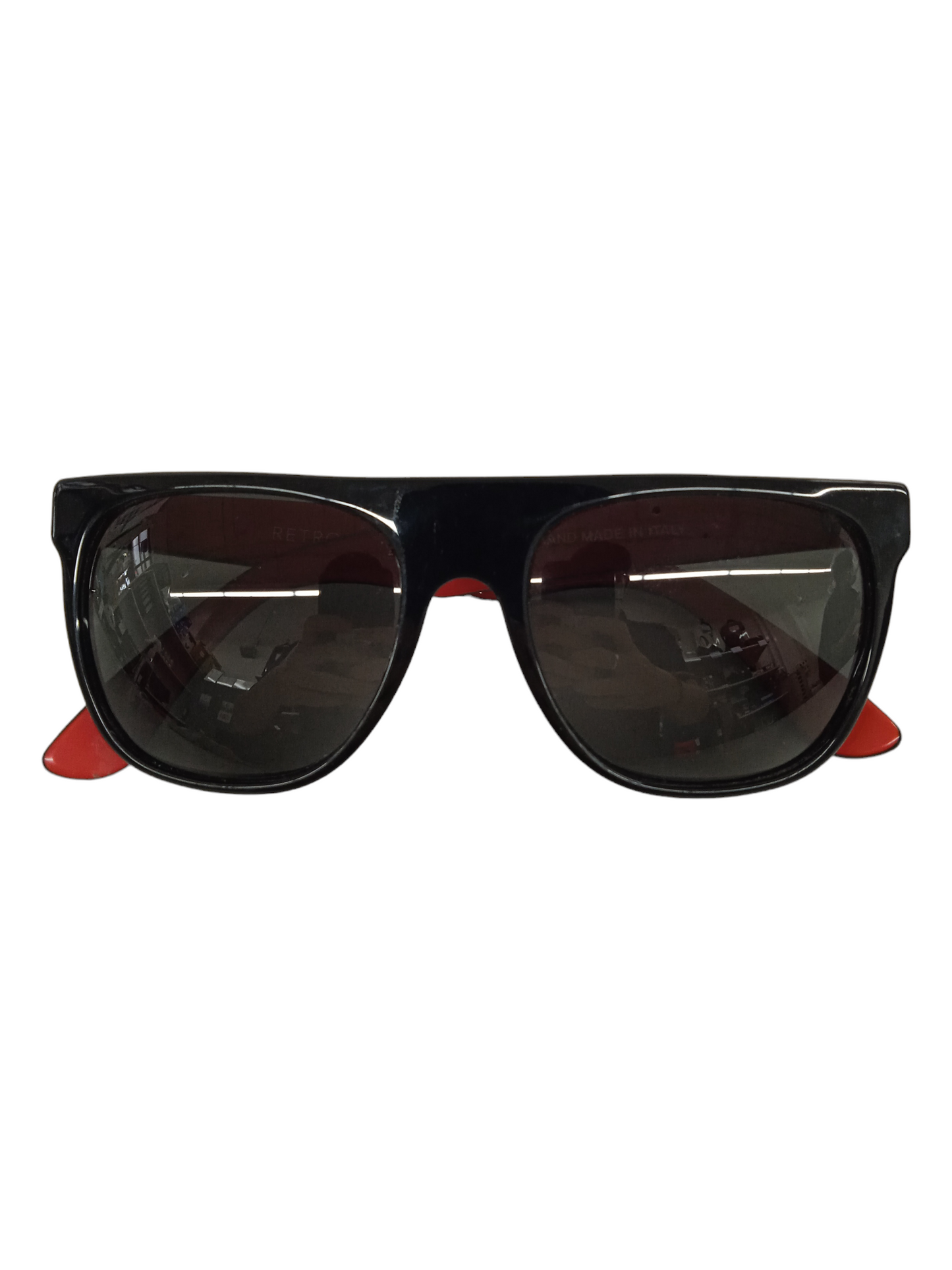 RETROSUPERFUTURE Sunglasses Black*Red (Rank B)