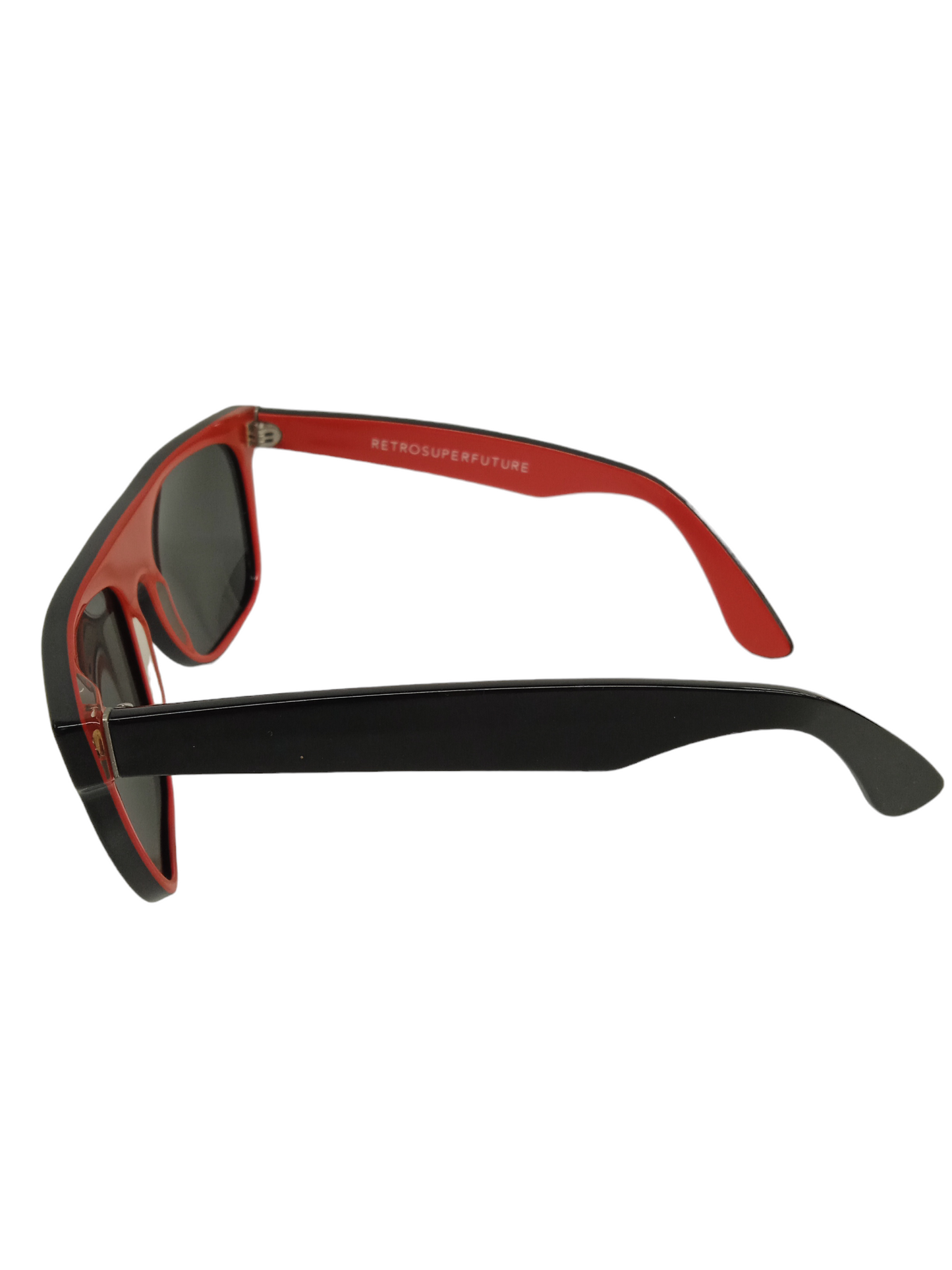 RETROSUPERFUTURE Sunglasses Black*Red (Rank B)