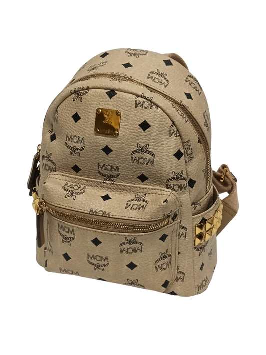 MCM Rucksack Beige L7687 MMK5SVE41IG001 MINI