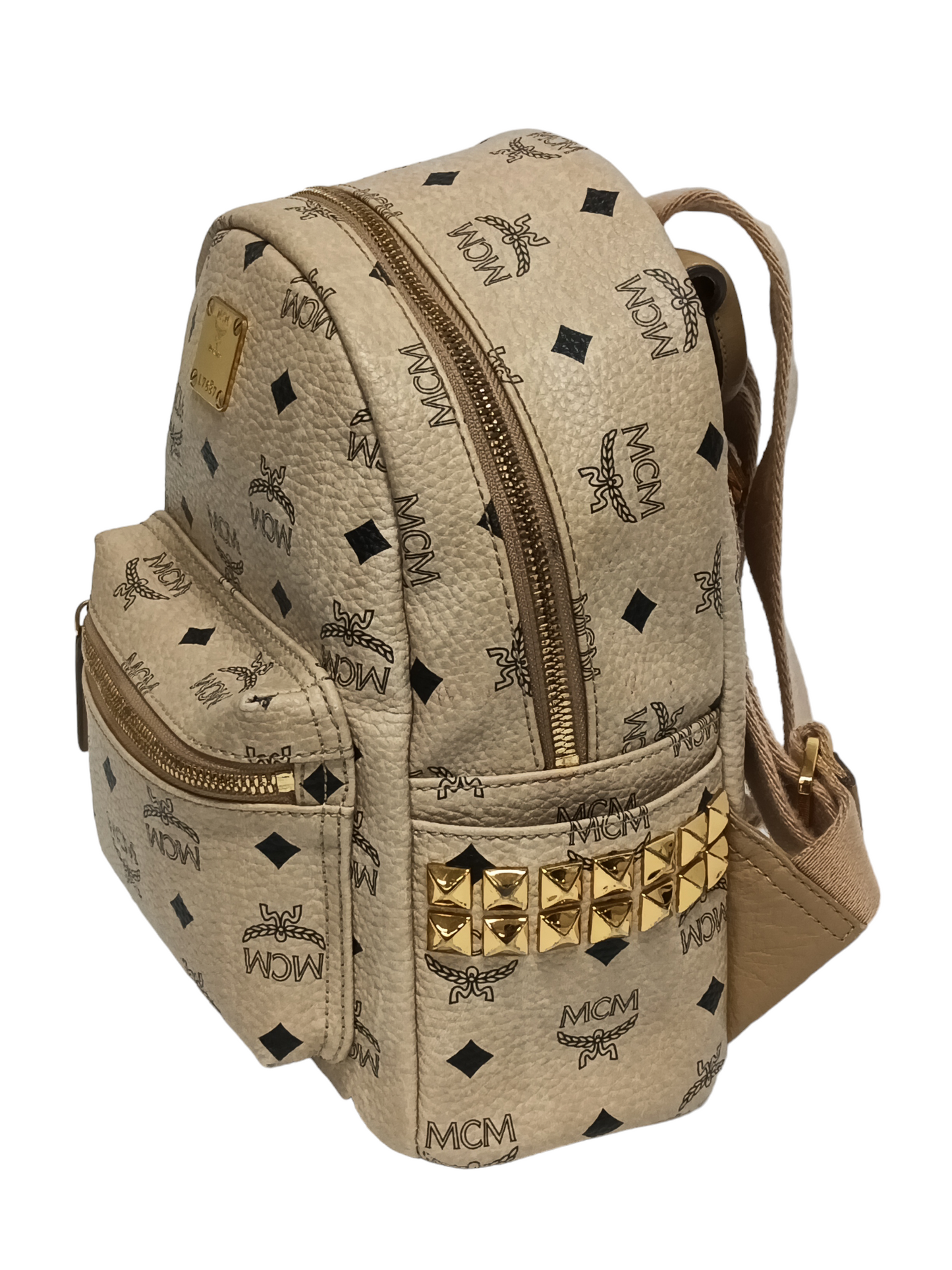 MCM Rucksack Beige L7687 MMK5SVE41IG001 MINI