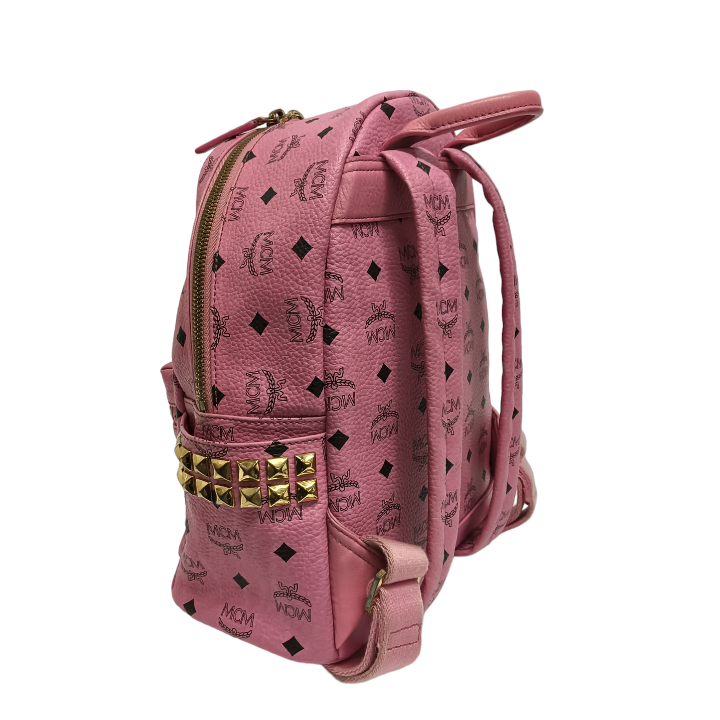 MCM RUCKSACK SHOCKING PINK STUDS MMK5SVE37PK001