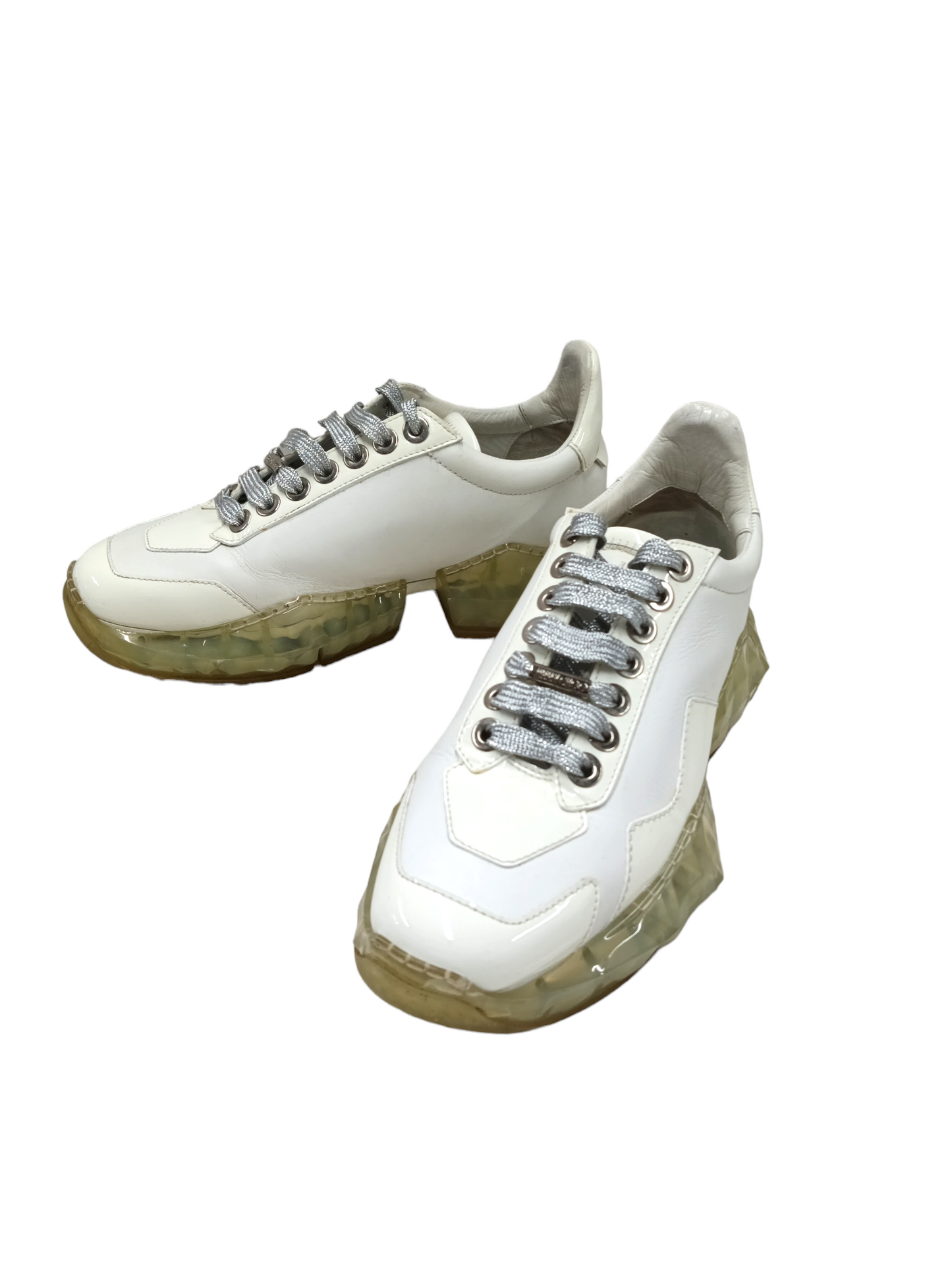 JIMMY CHOO Sneaker 37.5 white  Rank B