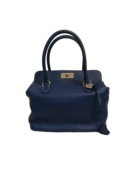 HERMES BAG NAVY R 28E