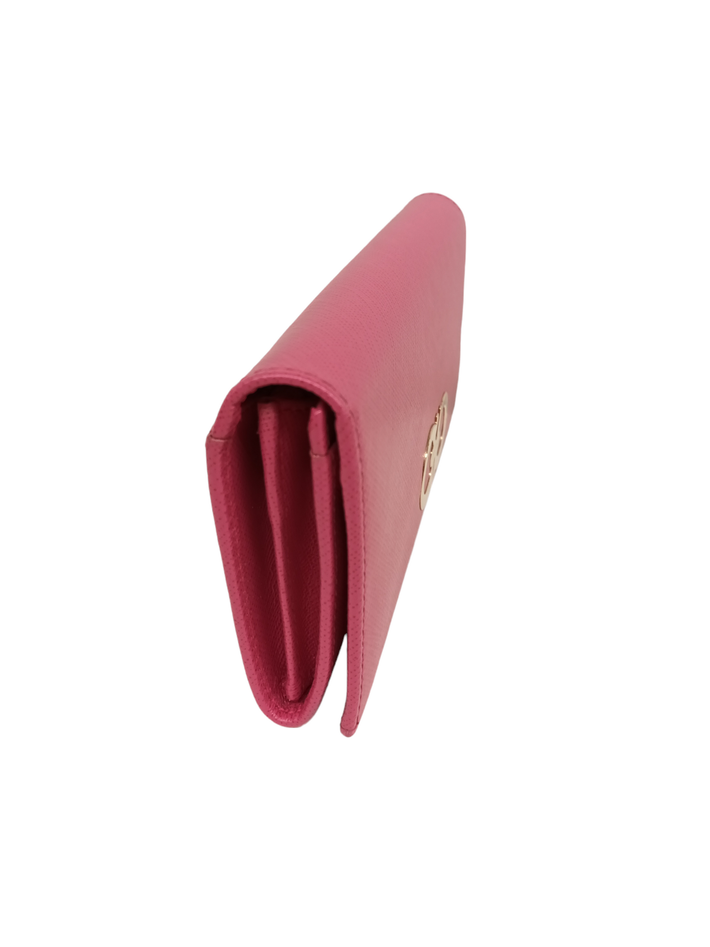 Savatore Ferragamo IY-22B481 Long Wallet Gancini Pink (Rank B)