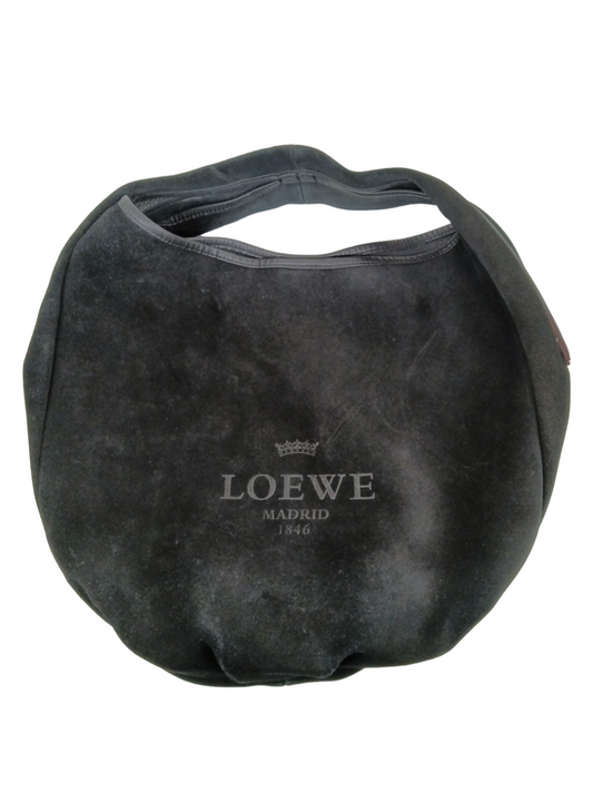 LOEWE Leather Bag 051007 Black (Rank B)