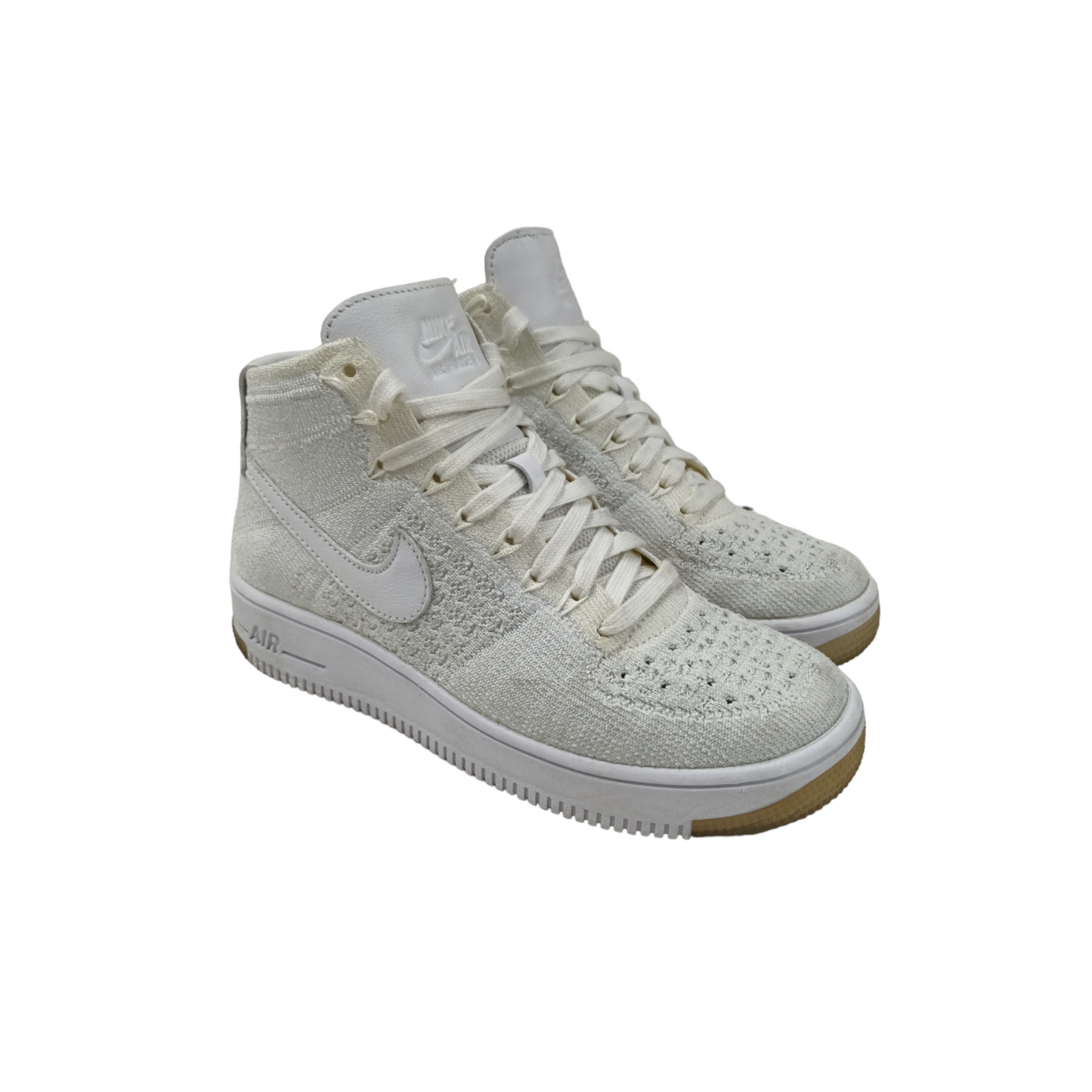 NIKE Hight Cut Sneakers White Rank B