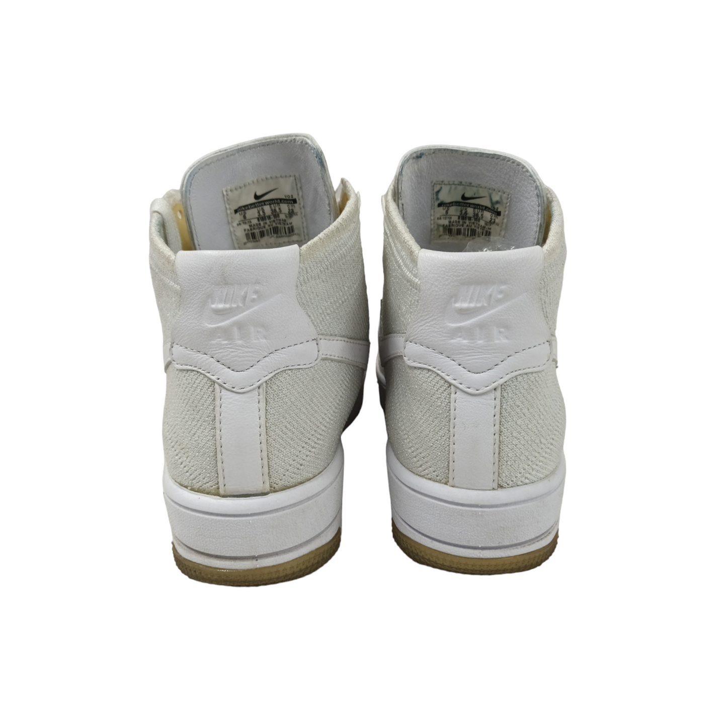 NIKE Hight Cut Sneakers White Rank B